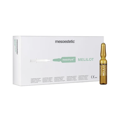 Мезогиал Мелілот (екстракт Буркуну 0,03%, троксерутин 3%) + +гіалуронова к-та 2,5 мг/мл (ампула) / mesohyal MELILOT 820008 фото