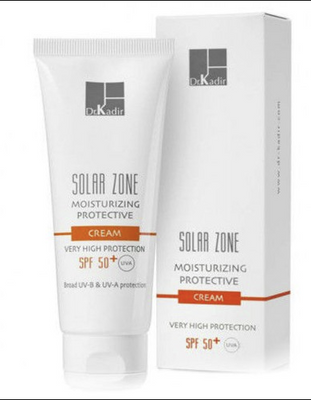 Сонцезахисний зволожуючий крем Соляр зон SPF50+ / Solar Zone moisturizing protective cream SPF 50+ 426 фото