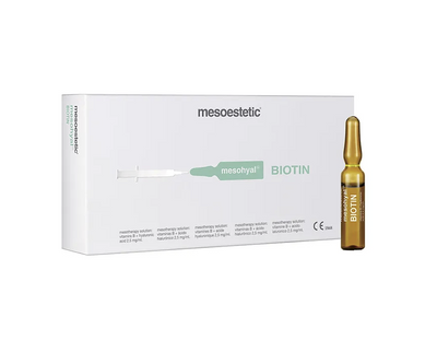 Мезогиал Биотин коктейль для лечения выпадения волос + гиалуроновая кислота 2,5 мг/мл (ампула) / mesohyal BIOTIN 820003 фото
